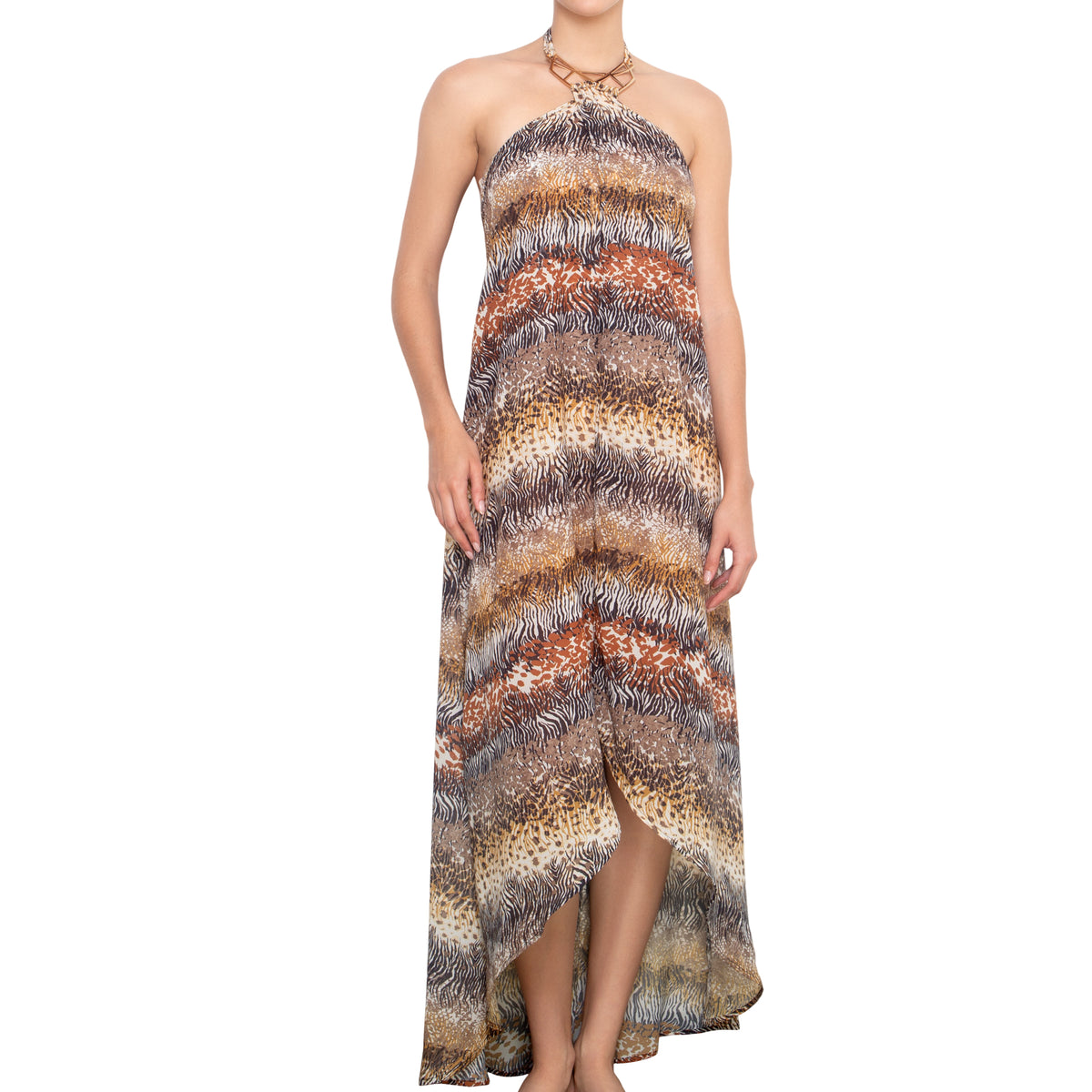 Odette Accesorized long dress